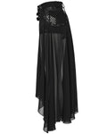 Punk Rave Womens Apocalyptic Gothic 2-Piece Shorts & Half Skirt