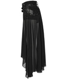 Punk Rave Womens Apocalyptic Gothic 2-Piece Shorts & Half Skirt