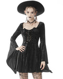 Dark In Love Levana Gothic Velvet Witch Dress