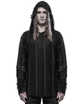 Punk Rave Dreamscar Mens Apocalyptic Hooded Top