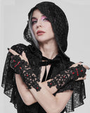 Devil Fashion Womens Gothic Guiture Lace Evening Gloves