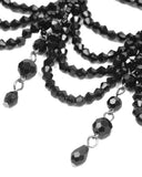 Dark In Love Womens Gothic Beaded Necklace