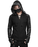 Devil Fashion Metropolis Mens Dieselpunk Hooded Top