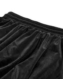 Dark In Love Womens Long Gothic Steampunk Velvet & Lace Bustle Maxi Skirt