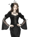Dark In Love Baroque Gothic Court Lace Inset Top