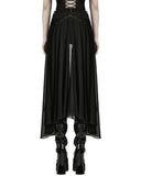 Punk Rave Womens Apocalyptic Gothic 2-Piece Shorts & Half Skirt