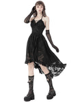 Dark In Love Gorgeous Gothic Lace Dovetail Prom Dress