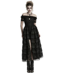 Punk Rave Womens Long Gothic Steampunk Cameo Prom Wedding Dress