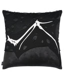 Devil Fashion Gothic Punk Home Skeletal Wings Filled Cushion