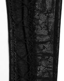 Punk Rave Womens Dark Bohemian Gothic Lace Inset Paisley Leggings