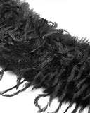 Dark In Love Dark Gothic Queen Faux Monster Fur Shawl