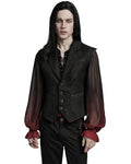 Punk Rave Mens Gothic Aristocrat Embossed Jacquard Waistcoat Vest