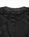 Punk Rave Womens Dark Gothic Lolita Lace Inset Kinono Dress Jacket