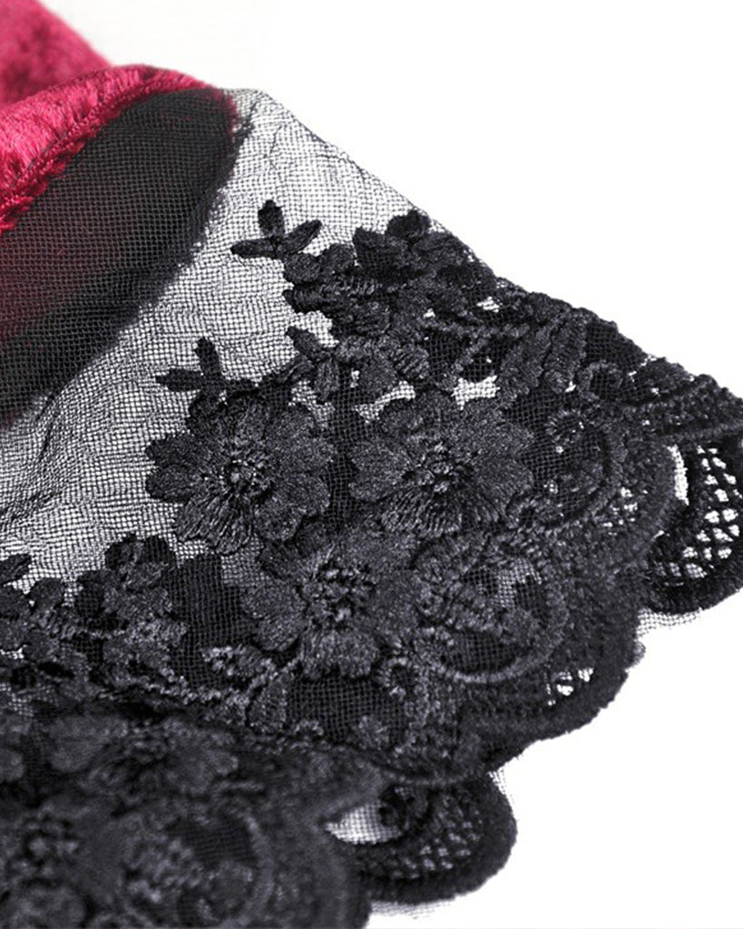 Dark In Love Scarlet Rapture Gothic Evening Dress – Violent Delights