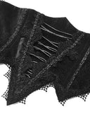 Dark In Love Womens Gothic Lace Embellished Waist Cincher Corset Belt