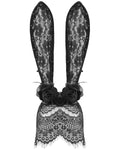 Devil Fashion Burlesque Lolita Lace Bunny Ears Headpiece