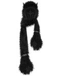 Punk Rave Daily Life Faux Monster Fur Hooded Scarf