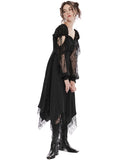 Punk Rave Daily Life OPQ-1238 Gothic Lace Contrast Maxi Dress