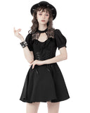 Dark In Love Gothic Lolita Lace Contrast Dress