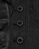 Punk Rave Womens Regency Gothic Jacquard Cutaway Frock Coat