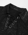 Devil Fashion Mens Gothic Jacquard Pirate Shirt