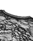 Dark In Love Womens Elegant Gothic Lace Bell Sleeve Bolero Shrug