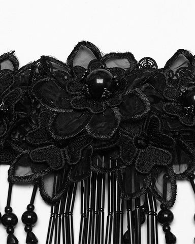 Heclia 8PCS Choker Necklace Set For Women - Lace Velvet Daisy Gothic Punk Chokers - Adjustable Bohemian Floral Necklaces