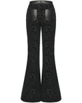 Punk Rave Womens Baroque Gothic Rose Flared Pants
