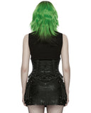 Punk Rave Womens Apocalyptic Gothic Triple Cuff Waist Cincher Corset Belt