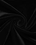 Punk Rave Womens Dark Gothic Velvet Applique Fishtail Dress