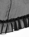 Punk Rave Womens Long Romantic Gothic Layered Chiffon Corset Skirt