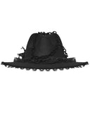 Punk Rave Womens Gothic Dragon Spine Chained Wide Brim Hat
