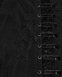 Punk Rave Mens Apocalyptic Gothic Broken Knit Hooded Piercing Cloak Jacket