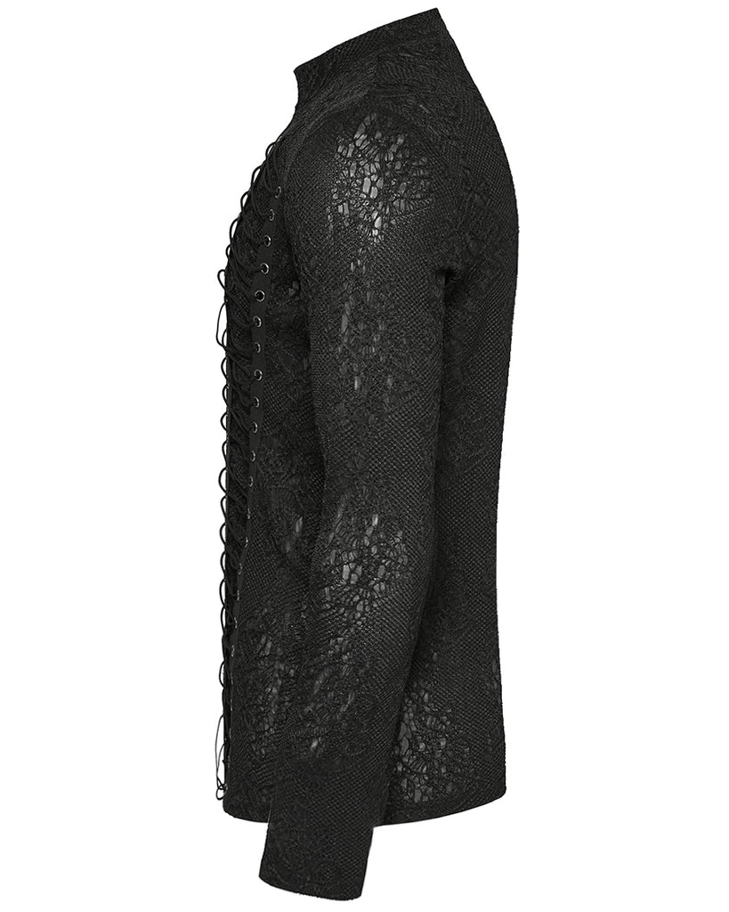 Punk Rave Mens Gothic Textured Knit Top – Violent Delights