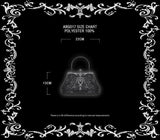 Dark In Love Womens Vintage Gothic Beaded Evening Bag