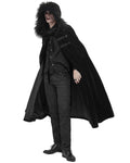 Devil Fashion Crowley Mens Cloak - Black