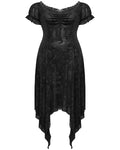 Punk Rave Plus Size Womens Gothic Dark Rose Dress