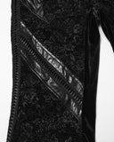 Punk Rave Womens Baroque Gothic Rose Flared Pants