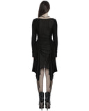 Punk Rave Daily Life Apocalyptic Gothic Broken Knit Ruching Dress