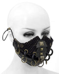 Devil Fashion Desertcore Mens Dieselpunk Mask - Black & Brown