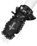 Dark In Love Lolita Lace Crucifix Gloves
