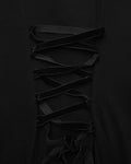 Punk Rave Womens Apocalyptic Gothic Hooded Mini Dress