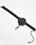 Punk Rave Daily Life Womens Gothic Burnt Rose Choker Collar Necklace - Black