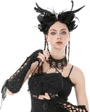 Dark In Love Womens Gothic Lolita Lace Bow Mini Handbag