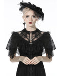 Dark In Love Sonnina Gothic Lace Shrug Cape