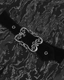 Devil Fashion Mens Dark Gothic Aristocrat Jacquard & Velvet Tailed Waistcoat Vest