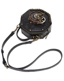 Penny Dreadful Steampunk Quantum Chonometer Handbag - Black