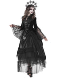 Devil Fashion Womens Dark Gothic Batwing Frock Jacket Tailcoat