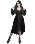 Punk Rave Plus Size Forbidden Desires Womens Hooded Cloak Jacket