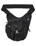 Punk Rave Unisex Apocalyptic Gothic Studded Skull Hip Bag Waist Pack Belt